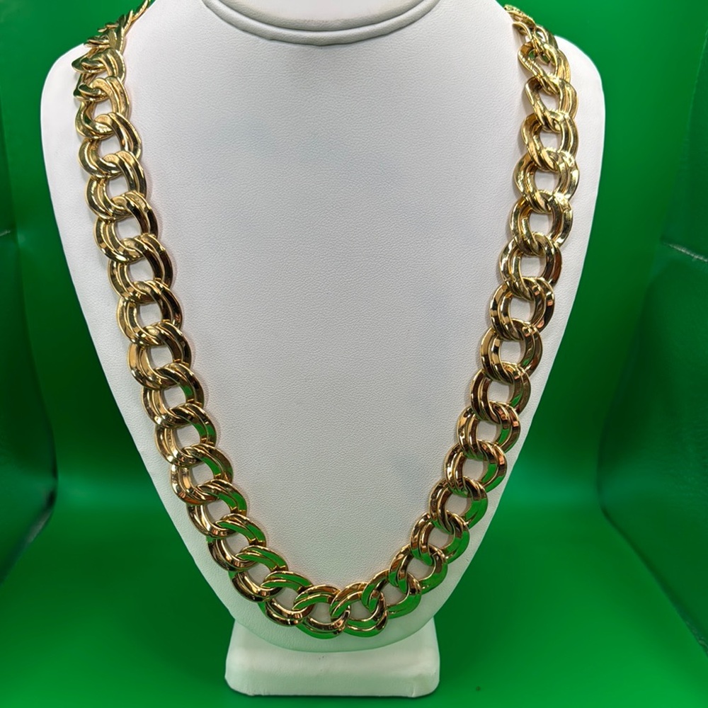 Elegant Gold Chain Necklace 30”